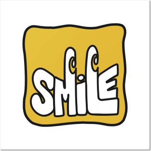 Outline Smile Posters and Art